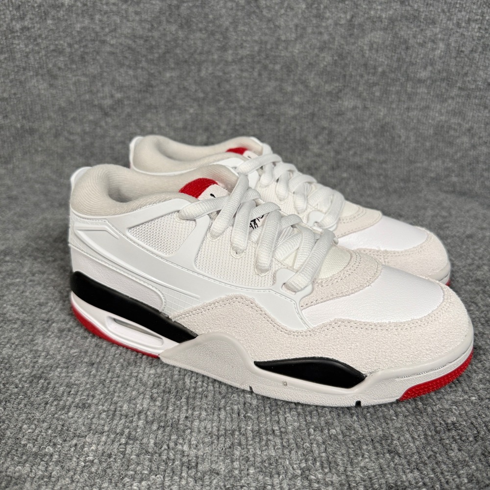 Nike Kids 5Y Air Jordan 4 RM Shoes Sneakers‎ White Red Black Low Top FQ7938-102